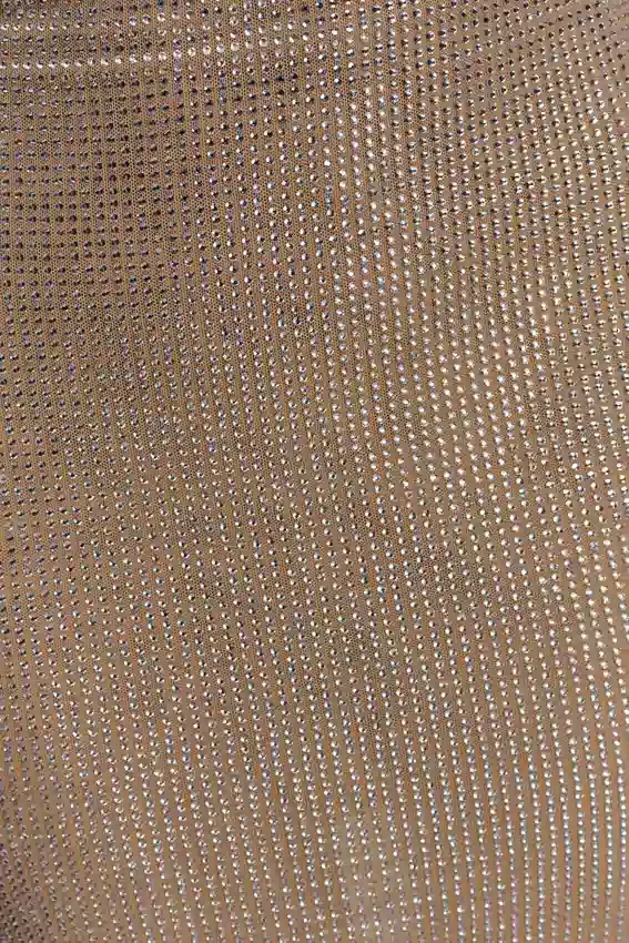 Jasmyn Hot Fix Mini Dress With Mesh Back – Nude Jasmyn Hot Fix Mini Dress With Mesh Back – Nude