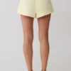 Josephine Cotton Shorts With Waistbands – Lemon