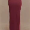 Judy Slinky And Mesh Maxi Skirt – Wine Judy Slinky And Mesh Maxi Skirt – Wine