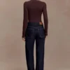 Kaylen Knit Long Sleeve Top – Dark Chocolate Kaylen Knit Long Sleeve Top – Dark Chocolate