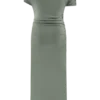 Kendra Scuba Jersey Midi Dress With Hardware – Sage Kendra Scuba Jersey Midi Dress With Hardware – Sage