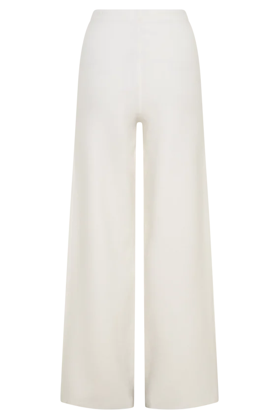 Kerrymae Straight Leg Knit Pants – Off White Kerrymae Straight Leg Knit Pants – Off White