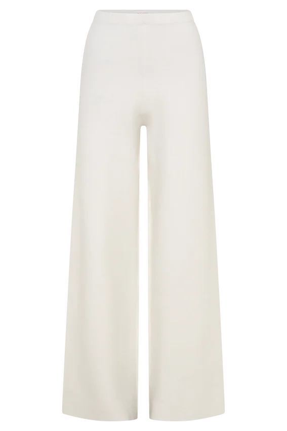 Kerrymae Straight Leg Knit Pants – Off White Kerrymae Straight Leg Knit Pants – Off White