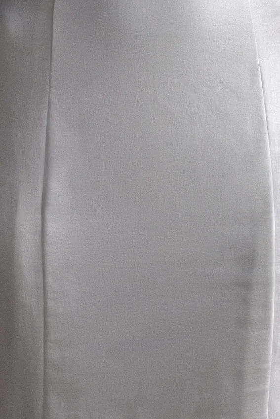 Khloe Satin Fishtail Maxi Skirt – White Khloe Satin Fishtail Maxi Skirt – White
