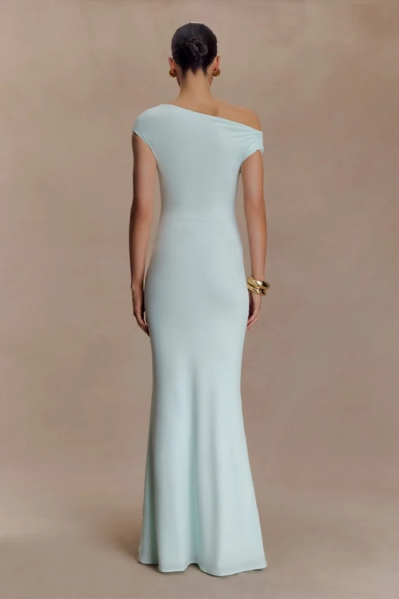Kinsley Slinky Maxi Dress With Hardware – Lagoon Kinsley Slinky Maxi Dress With Hardware – Lagoon