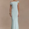 Kinsley Slinky Maxi Dress With Hardware – Lagoon Kinsley Slinky Maxi Dress With Hardware – Lagoon