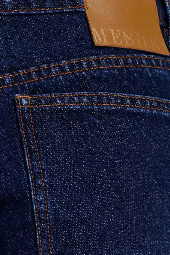 Kirralee Straight Leg Cuffed Jeans – Indigo Blue Kirralee Straight Leg Cuffed Jeans – Indigo Blue