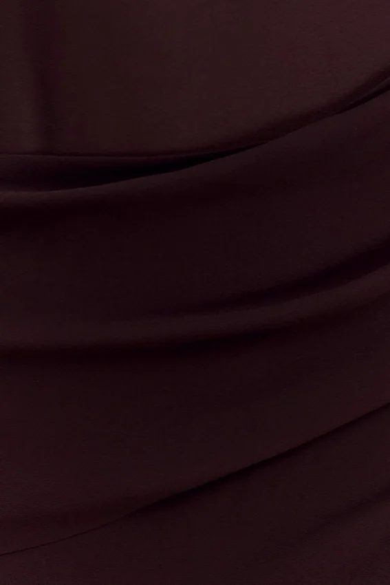 Kirsten Off Shoulder Chiffon Maxi Dress – Cacao Brown Kirsten Off Shoulder Chiffon Maxi Dress – Cacao Brown
