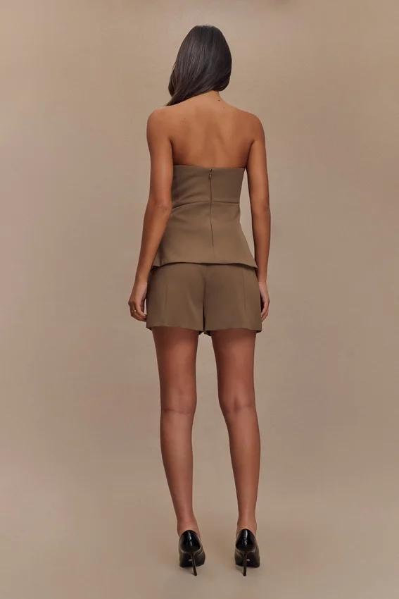 Korrie Suiting Short – Cacao Brown Korrie Suiting Short – Cacao Brown