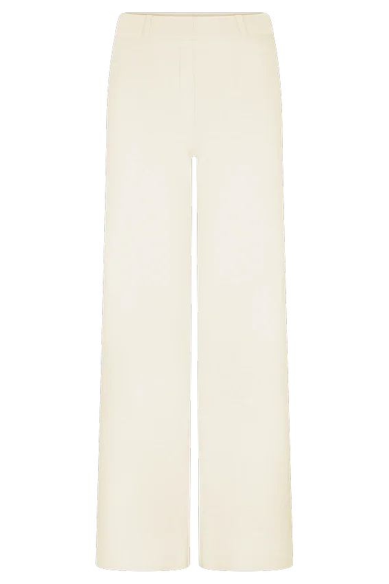 Lauren Knit Trouser – Ivory Lauren Knit Trouser – Ivory