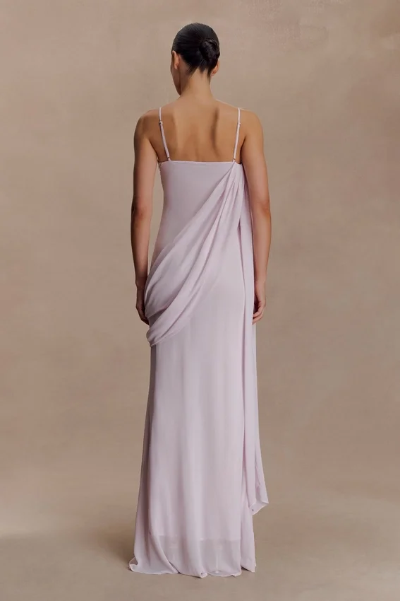 Leena Chiffon Maxi Dress – Light Lilac Leena Chiffon Maxi Dress – Light Lilac