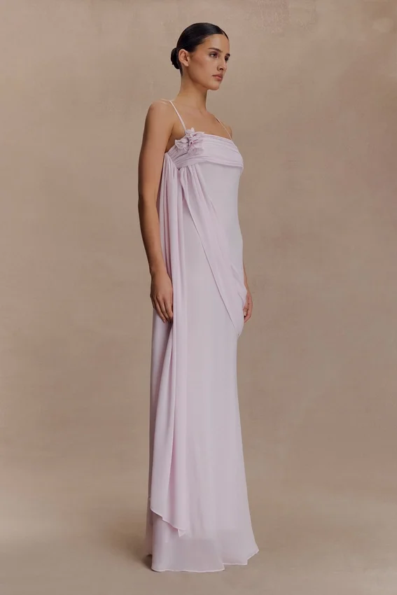 Leena Chiffon Maxi Dress – Light Lilac Leena Chiffon Maxi Dress – Light Lilac