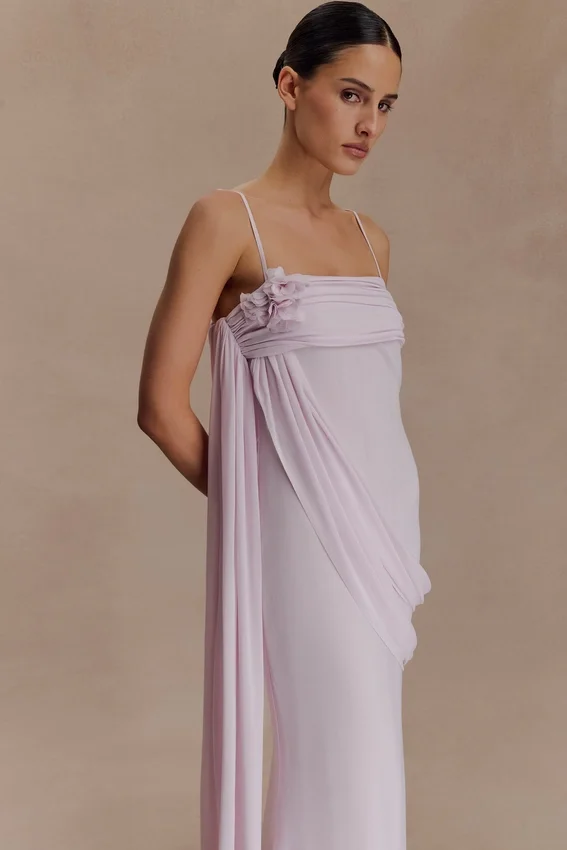 Leena Chiffon Maxi Dress – Light Lilac Leena Chiffon Maxi Dress – Light Lilac