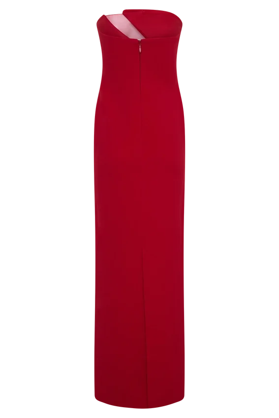 Lianne Strapless Maxi Dress – Red Lianne Strapless Maxi Dress – Red