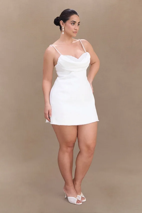 Liliane Suiting Mini Dress – Ivory Liliane Suiting Mini Dress – Ivory