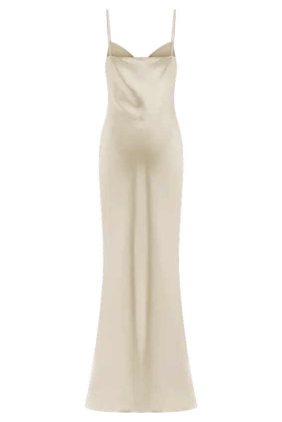 Lilly Sweetheart Satin Maxi Dress – Blush Gold Lilly Sweetheart Satin Maxi Dress – Blush Gold