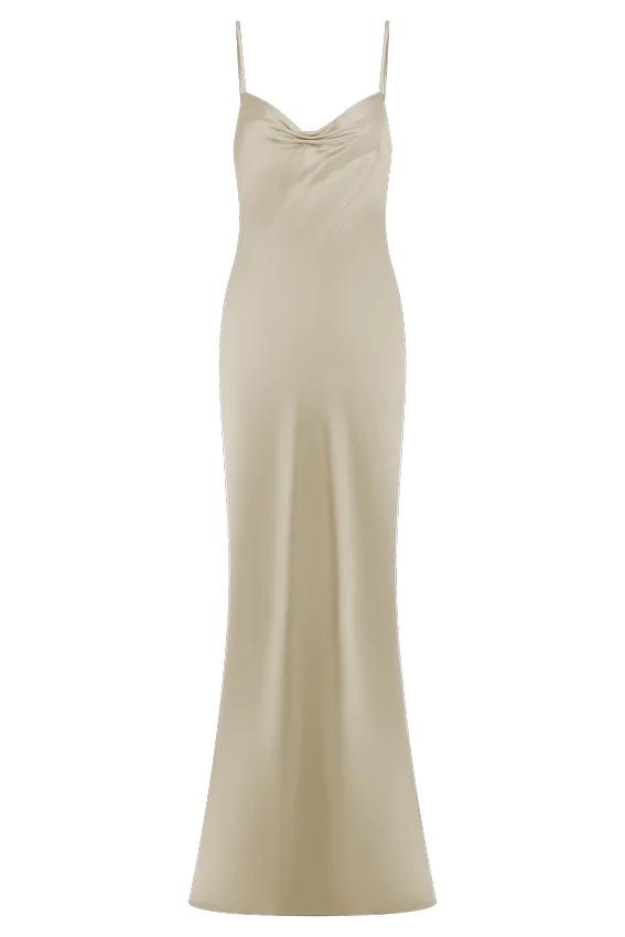 Lilly Sweetheart Satin Maxi Dress – Blush Gold Lilly Sweetheart Satin Maxi Dress – Blush Gold