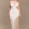 Lilly Sweetheart Satin Maxi Dress – Blush Gold Lilly Sweetheart Satin Maxi Dress – Blush Gold