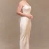 Lilly Sweetheart Satin Maxi Dress – Blush Gold Lilly Sweetheart Satin Maxi Dress – Blush Gold