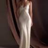 Lilly Sweetheart Satin Maxi Dress – Blush Gold Lilly Sweetheart Satin Maxi Dress – Blush Gold