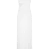 Lottie Slinky Maxi Dress With Split – White Lottie Slinky Maxi Dress With Split – White
