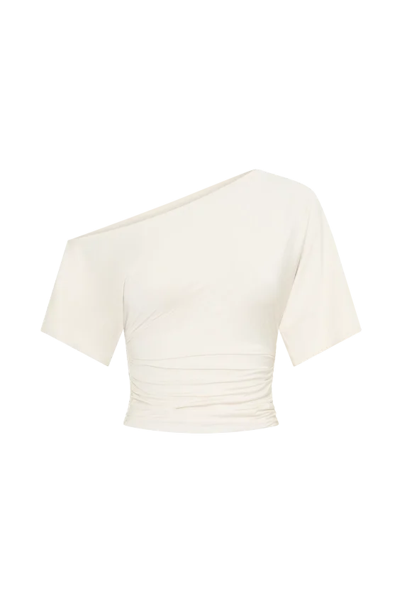Luu Off Shoulder Slinky Top – Ivory Luu Off Shoulder Slinky Top – Ivory
