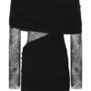 Luxie Lace Knit Mini Dress – Black Luxie Lace Knit Mini Dress – Black