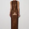 Magnolia Sleeveless Diamante Maxi Dress – Chocolate Magnolia Sleeveless Diamante Maxi Dress – Chocolate