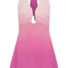 Malakhai Chiffon Halter Mini Dress – Ombre Pink Malakhai Chiffon Halter Mini Dress – Ombre Pink