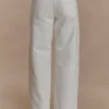 Mannon Mid Rise Denim Jeans – White
