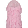 Marigold Ruffle Halter Mini Dress – Powder Pink