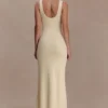Marta Slinky Cowl Maxi Dress – Lemon Marta Slinky Cowl Maxi Dress – Lemon