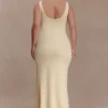 Marta Slinky Cowl Maxi Dress – Lemon Marta Slinky Cowl Maxi Dress – Lemon