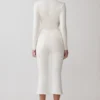 Mary Denim Capris – White