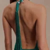 Meg Halter Tassel Maxi Dress – Emerald
