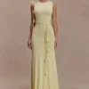 Monay Tulip Maxi Dress – Lemon