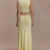 Monay Tulip Maxi Dress – Lemon