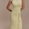Monay Tulip Maxi Dress – Lemon