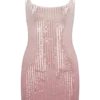 Mora Sequin Mini Dress – Ombre Pink Mora Sequin Mini Dress – Ombre Pink