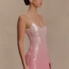 Mora Sequin Mini Dress – Ombre Pink Mora Sequin Mini Dress – Ombre Pink