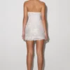 Nala Strapless Sequin Mini Dress – White