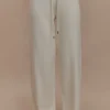 Natalya Knit Wide Leg Pants – Ivory