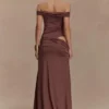 Oliver Slinky Maxi Dress – Chocolate