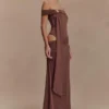 Oliver Slinky Maxi Dress – Chocolate