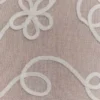 Omari Embroidery Long Sleeve Knit Top – Ivory
