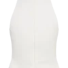 Portia Scuba Sleeveless Top – White