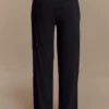 Ramona Modal Straight Leg Pant – Black