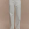 Rayne Wide Leg Denim Jeans – White