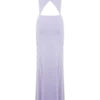 Reama Wrap Over Knit Maxi Dress – Cornflower Blue