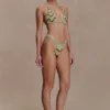 Robyn Beaded Triangle Bikini Top – Sage Robyn Beaded Triangle Bikini Top – Sage